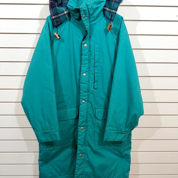 80's L.L BEAN 울 플래드 자켓 (Made In U.S.A) 