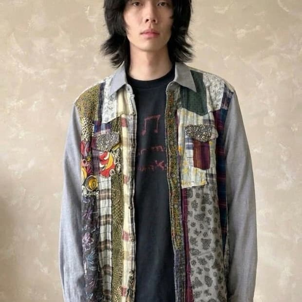 이태리제 꼼데맛 Beat Generation  셔츠