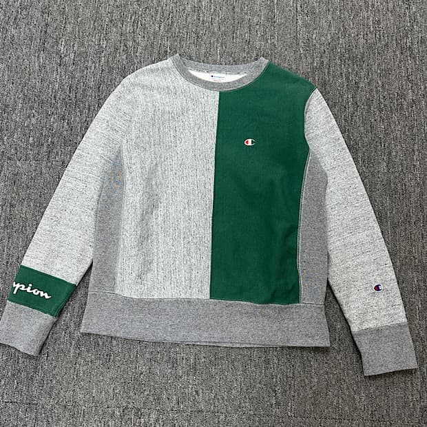 빈티지 챔피온 리버스위브 기모 맨투맨 