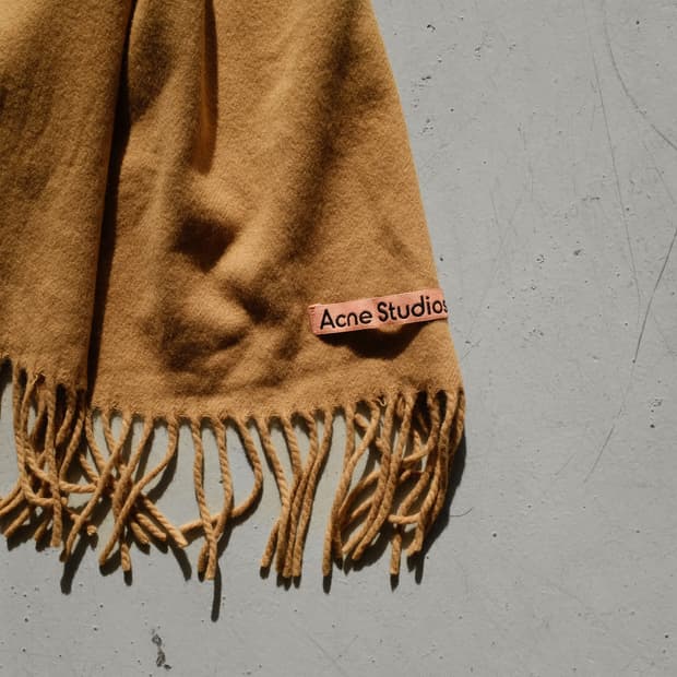 Acne Studios Cashmere Fringe Scarf