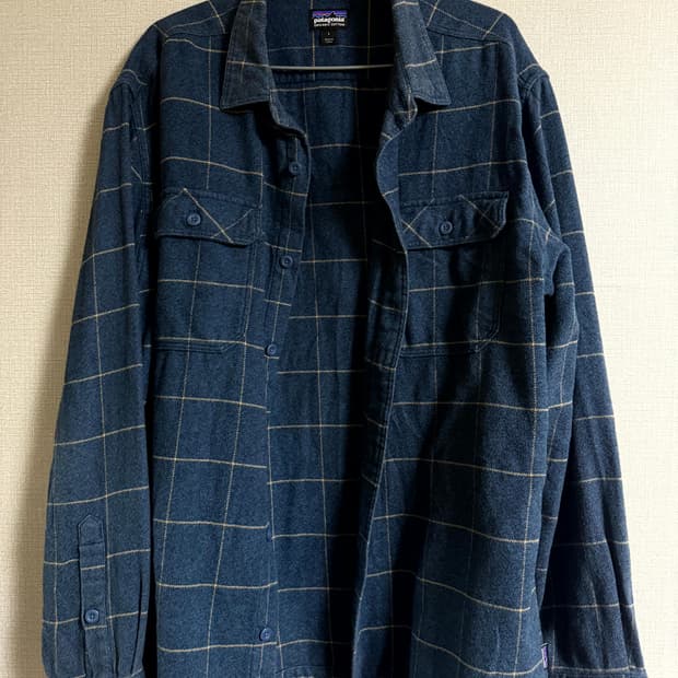 파타고니아(Patagonia) 오가닉 코튼 체크 셔츠 L