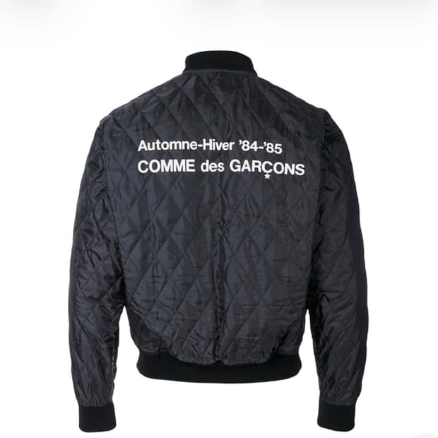 CDG 퀼티드 '84-85 스태프 블루종 XXL