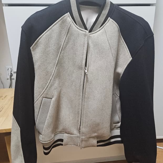 엘무드 데드 헤리티지 울 바시티 자켓 블랙 44 새상품