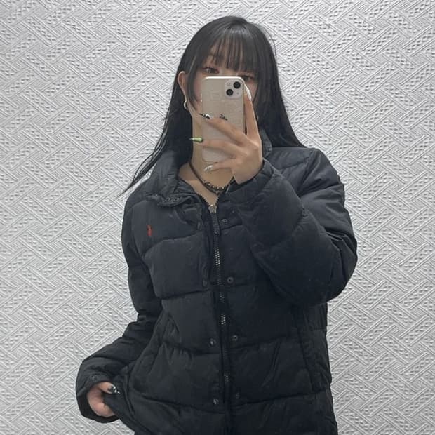 폴로 랄프로렌 모던 시크 캐주얼 레드포니 패딩 M C08770