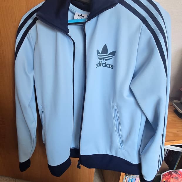 배송비 포함) 아노깔 아디다스 클래식 트랙탑 하늘색