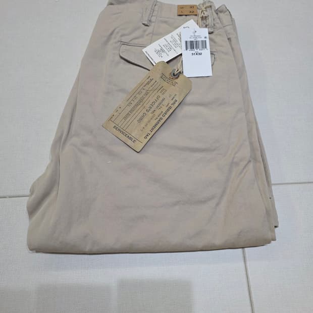 RRL 오피서 치노 면바지 스톤 베이지
