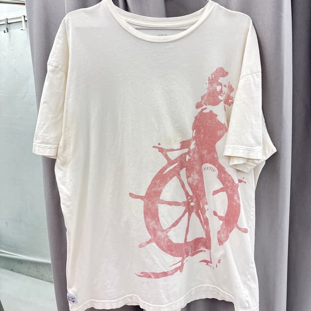 US 빈티지 더블 스티치 그래픽 티셔츠