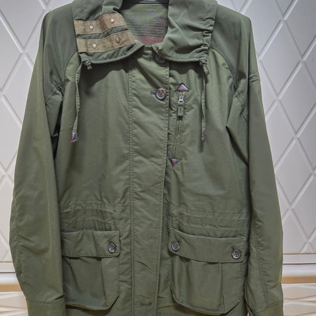  [정품] 아이더 아르겐 사파리 바람막이 자켓 (여성용 M, 카키)