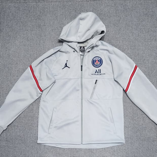 파리생제르망 후드집업 그레이