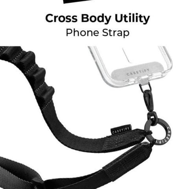 CASETiFY 케이스티파이 유틸리티 크로스바디 스트랩 블랙