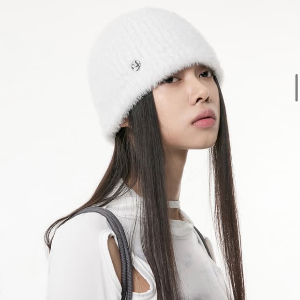 플레이업 퍼 니트 비니