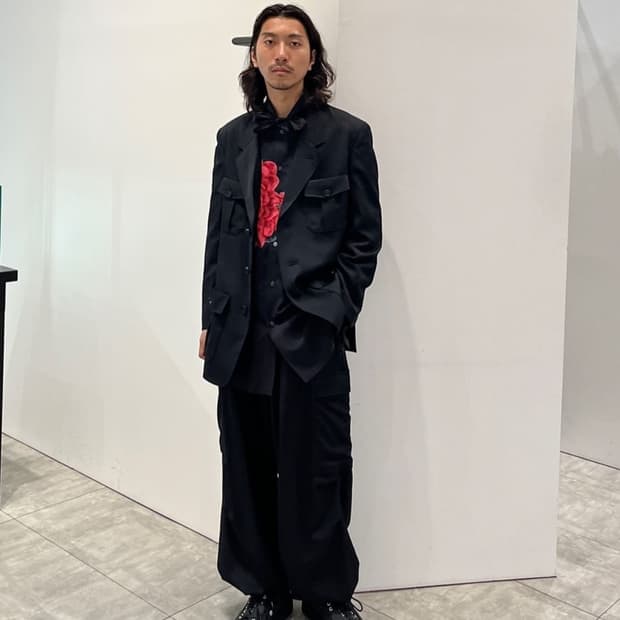 Yohji yamamoto Y's for men dahlia shirt