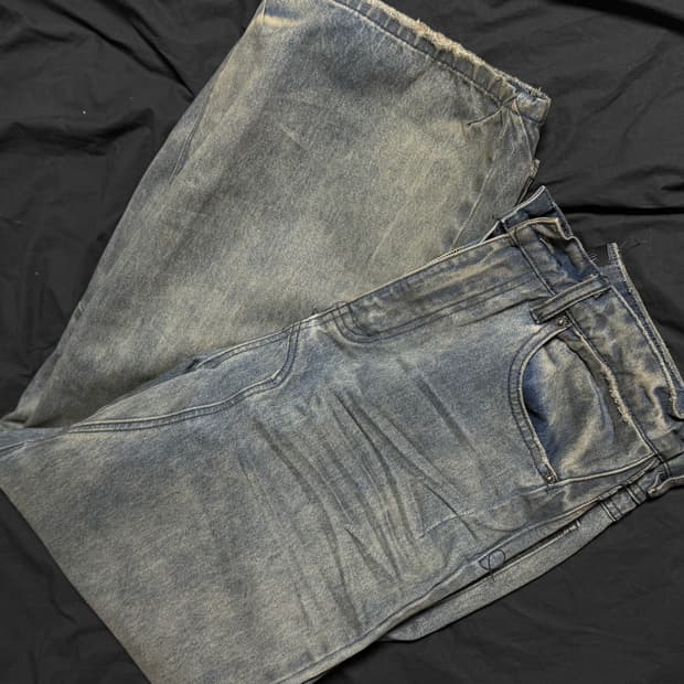 [M] Nofaithstudios 콘크리트 데님 팬츠