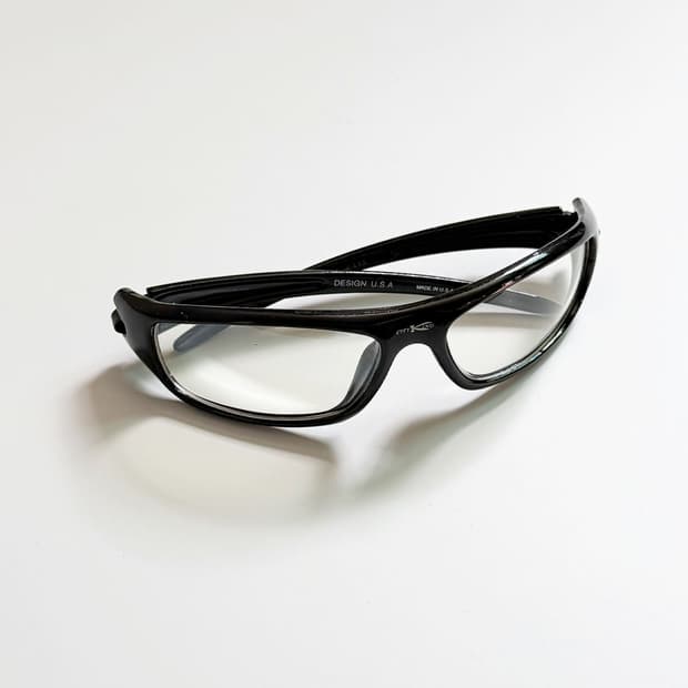 90s CITY KING 랩어라운드 투명 틴트 빈티지 선글라스