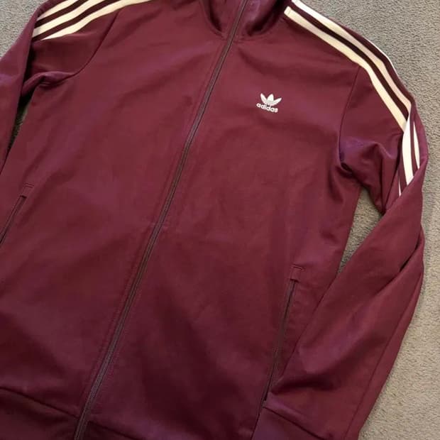 2xl 아디다스 베켄바우어 버건디 져지