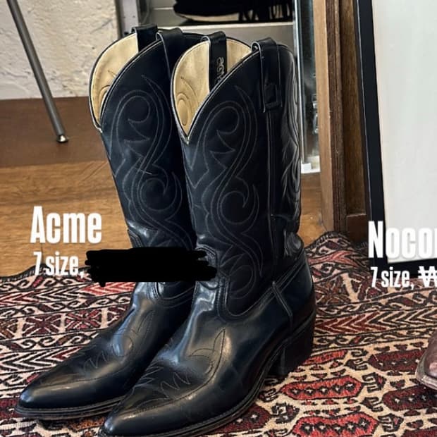 8-90s USA 웨스턴부츠 빈티지 7size