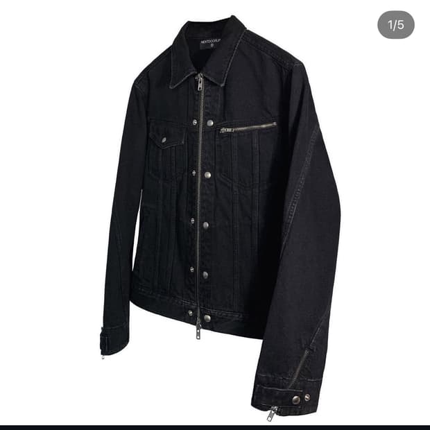 넥스트도어립스 트위스트 트러커 자켓