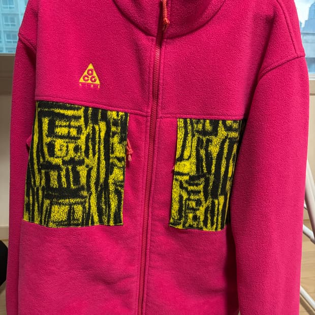 나이키 ACG 마이크로플리스 후리스 자켓 핑크색 해외 S