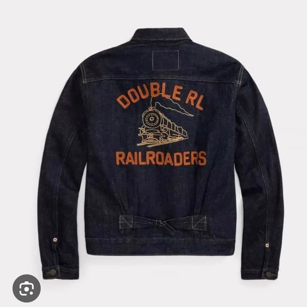 RRL 임브로이더 레일로더 데님자켓 L