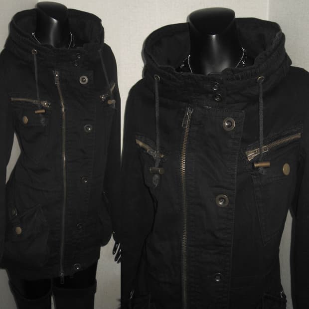 INGNI 잉그니 하이넥 투지퍼 집업 오네갸루 펑크