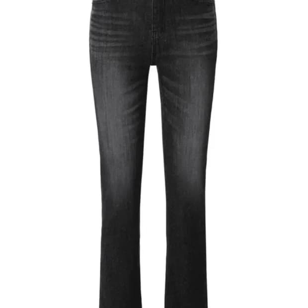 쓰리타임즈 부츠컷 흑청 데님 팬츠 S