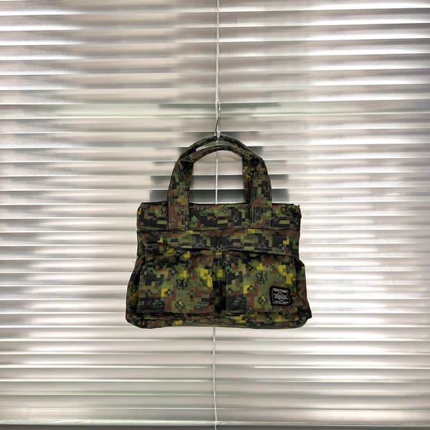PORTERxBEAMS BOY-CAMO TOTE BAG 포터 빔즈보이