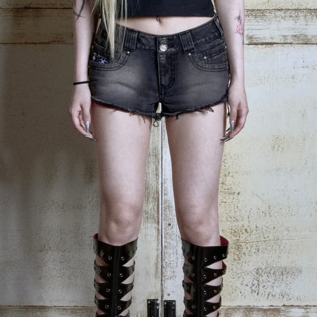 OPUS 0012. ERA DENIM PANTS BLACK