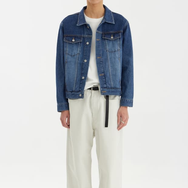 유스 데님 트러커 자켓 L사이즈