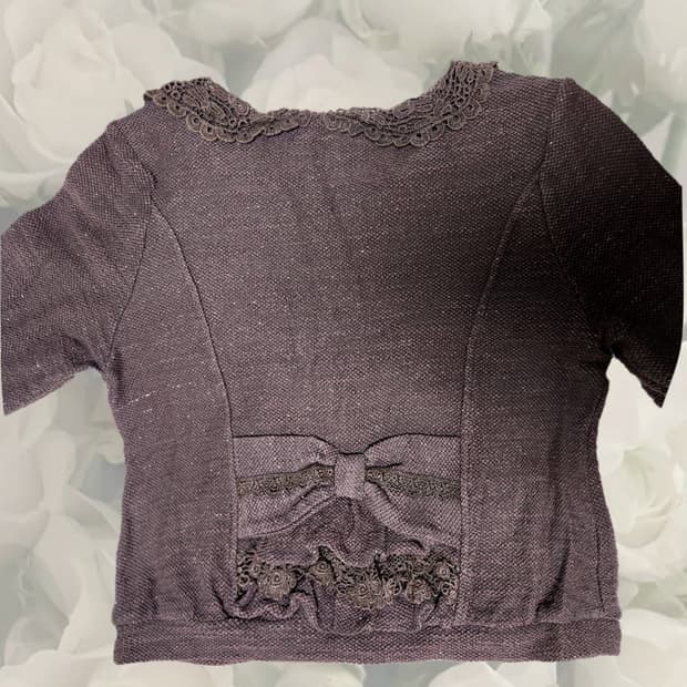 유일매물) 라떼깔 초코우유깔 엑시즈팜 프릴 백리본 자켓