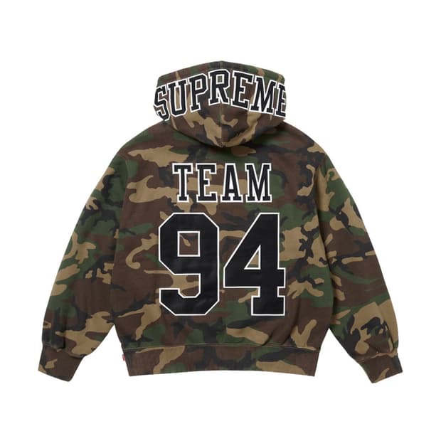 Supreme Team 94 Hoodie Woodland Camo