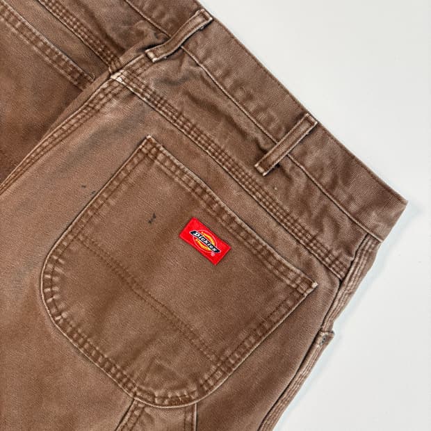 디키즈 브라운 카펜더 워크팬츠
