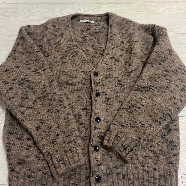 인사일런스 이탈리아 모헤어 믹스 가디건