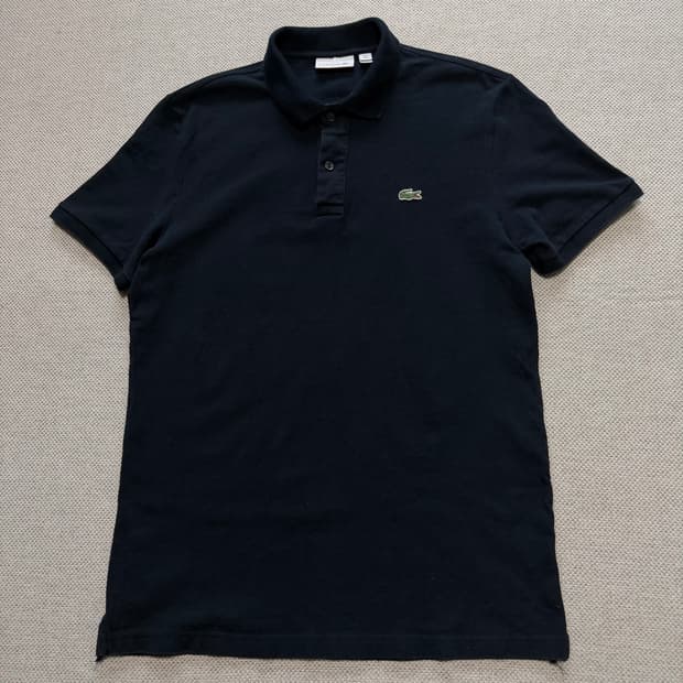 라코스테 로고 반팔 카라티