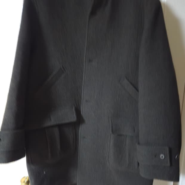 쿠어 캐시미어 블렌드 스탠드 카라 코트 M사이즈