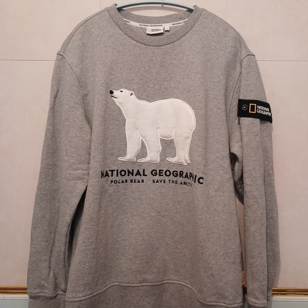 내셔널지오그래픽 정품 남성 맨투맨 95 ~ 100 사이즈