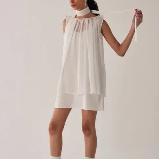 트리밍버드 타이미니 원피스