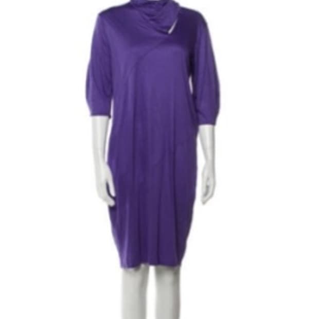 질샌더 실크 혼방 원피스