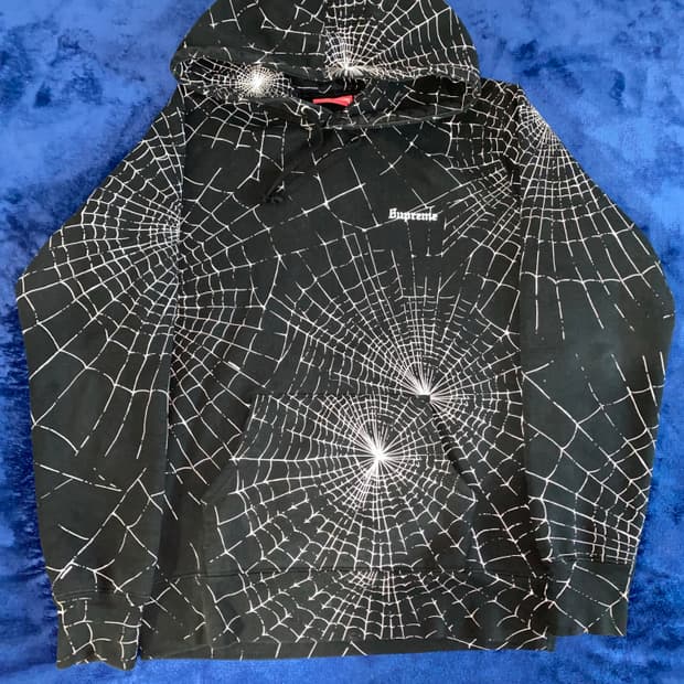 (M)슈프림 스파이드웹 후드