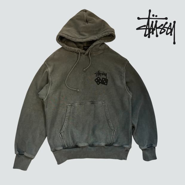 [S]스투시 다이스 후디 피그먼트 다이드