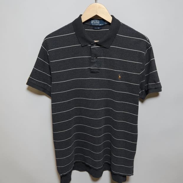 100~105 POLO 폴로 랄프로렌 반팔 카라티 스트라이프