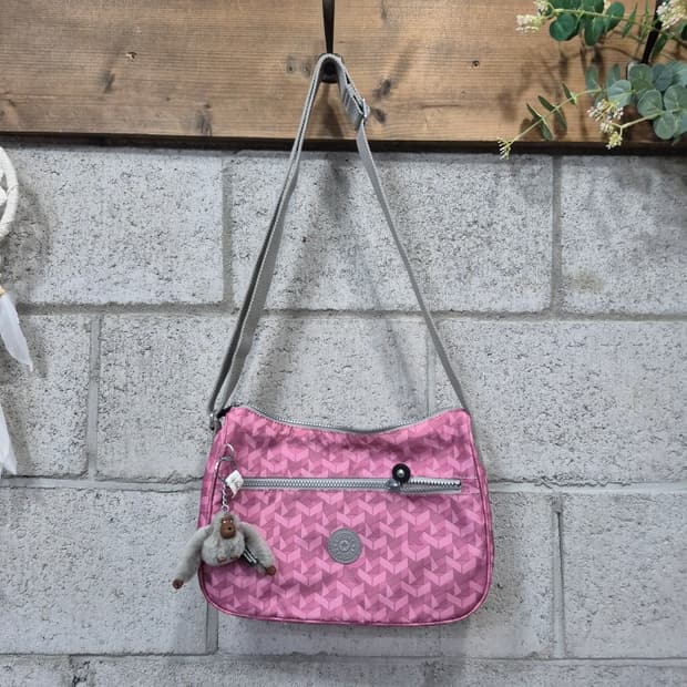 키플링 핑크 크로스백