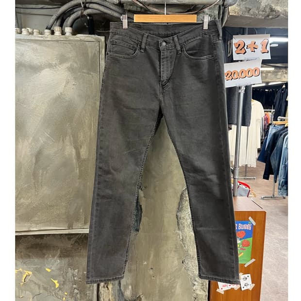 리바이스 510 흑청 데님 팬츠 W32 L30 #csz4089