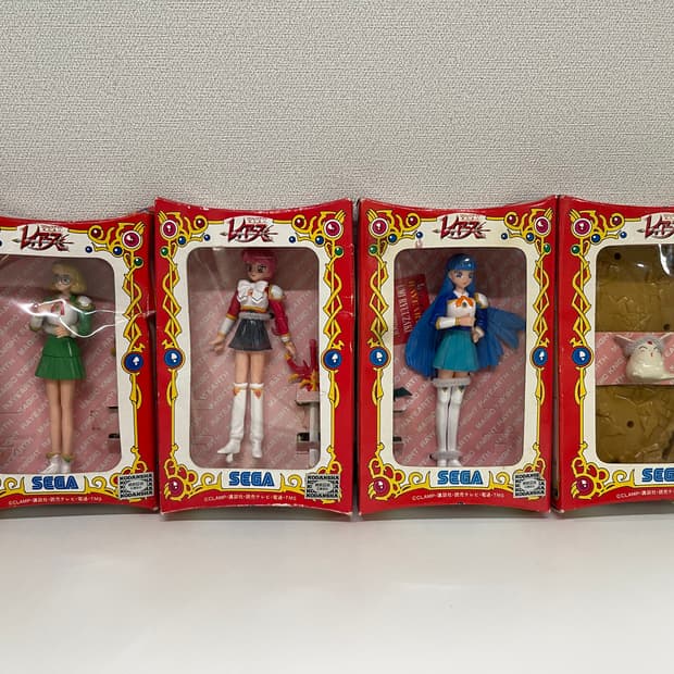 마법기사 레이어스 1994 피규어 세트