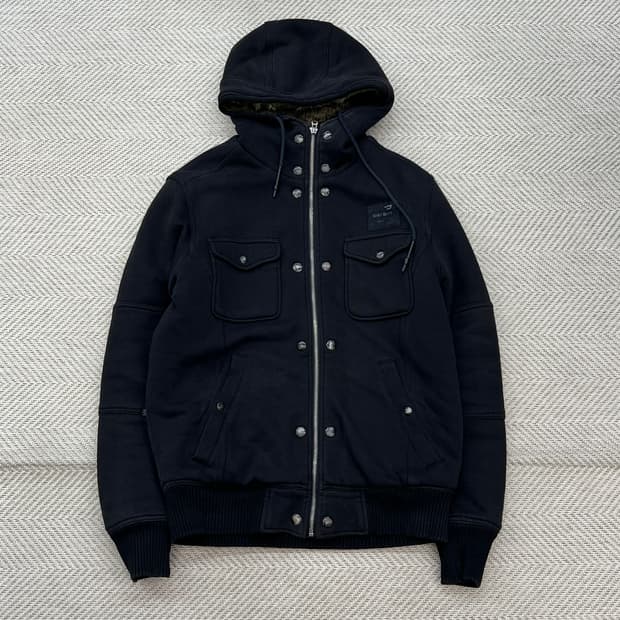 디젤 투포켓 누빔 후드집업 r2526