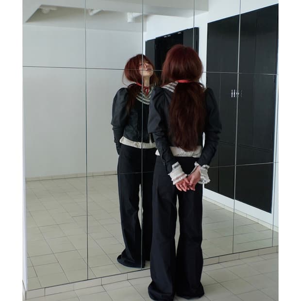 FRECKLE lowrise wide flare trouser