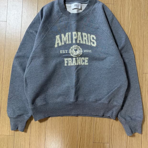 아미파리스 XL 맨투맨 회색