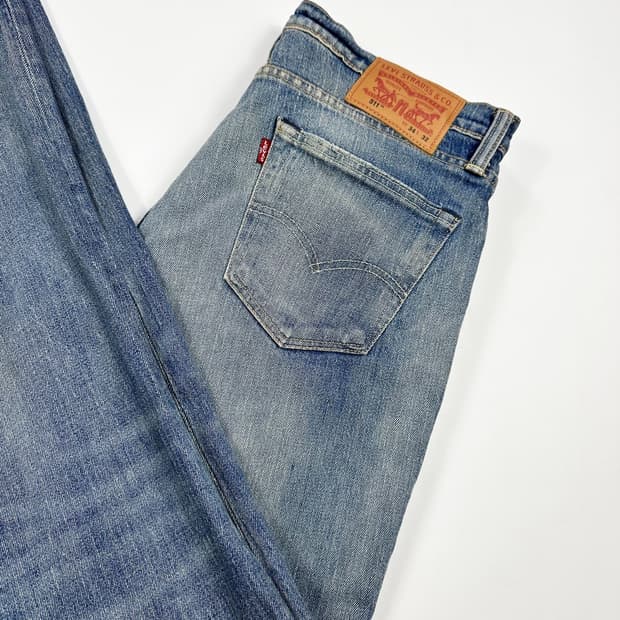 리바이스 511 오리지널 데미지 데님 팬츠 (34인치)
