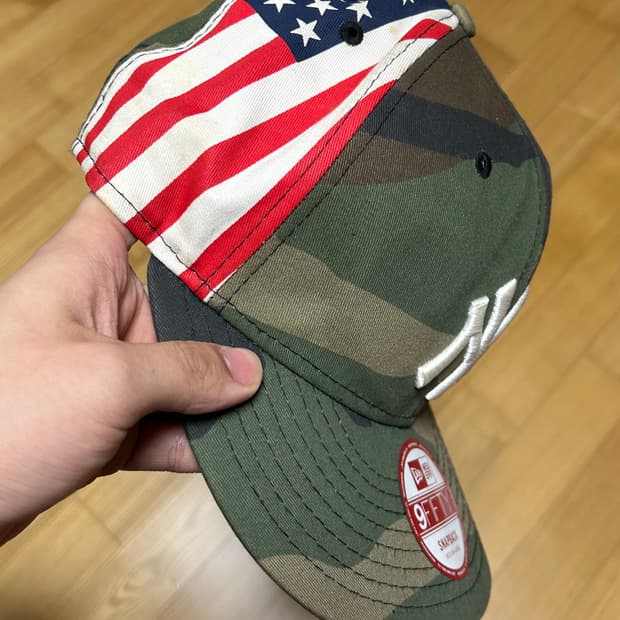 빈티지 뉴에라 밀리터리 성조기 캡