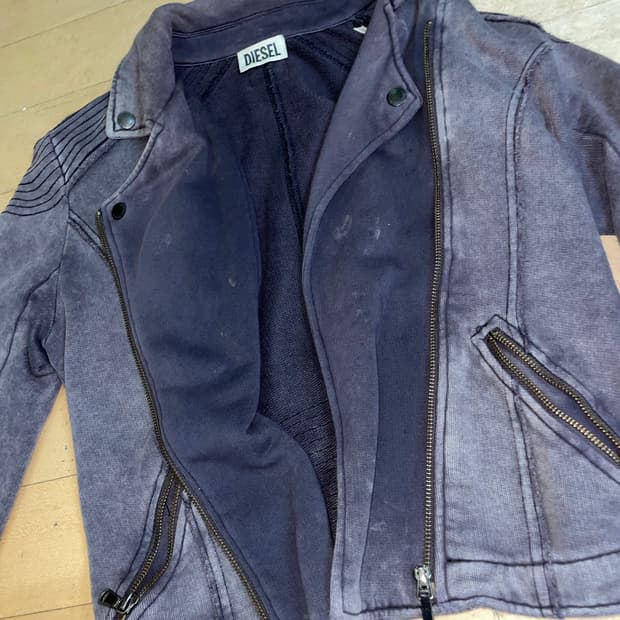 디젤 코튼 라이더 자켓