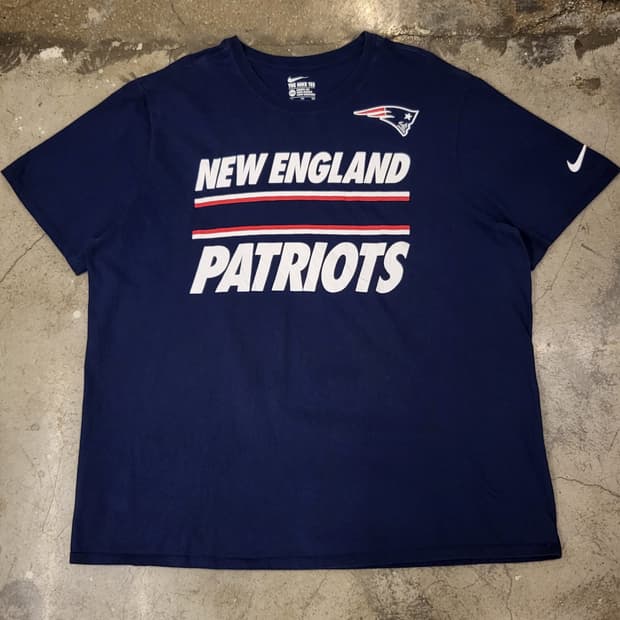 미국 빈티지 나이키 NFL 뉴잉글랜드 반팔티